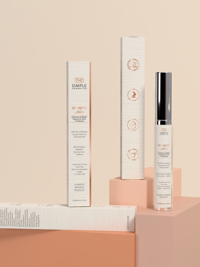 Simple Cosmetics Infinite Lash bottle and packaging